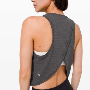 lululemon fast as light tank mesh